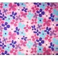thumbnail image 2 of 1 Yard - Barbie Doll Retro Flowers on Pink Cotton Fabric (Great for Quilting, Sewing, Craft Projects, Throw Pillows & More) 1 Yard X 44" Wide, 2 of 2