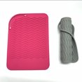 thumbnail image 3 of Rizador de pelo, plancha para el pelo, almohadilla de aislamiento térmico de silicona, rizador eléctrico, rizador grande, almohadilla de silicona antideslizante para almacenamiento, 3 of 5