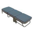 thumbnail image 2 of Cama plegable para el almuerzo, esqueleto de Metal plegable Triple individual, ajuste multiengranaje con rodillo, oficina, Hospital, cama de campamento de acompañante, 2 of 4