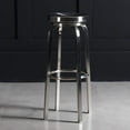 thumbnail image 3 of Plata Import Stainless Steel Stool Rotating Counter 26"  Chair Home Round Dining Chair Height Kitchen Coffee Shop, 3 of 4