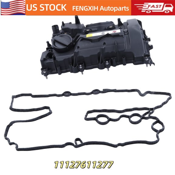 FENGXIH Engine Valve Cover with Gasket for Mini Cooper 2014-2019 L3 1.5L Replace 11127611277
