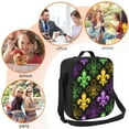 thumbnail image 5 of Picia Mardi Gras1 Lunch box Lunch bag for men women Large capacity Lunchbox Reusable Lunch bags Insulated Lunch bag Lunch box cooler, 5 of 9