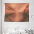 thumbnail image 1 of Copper Decor Tapestry, Realistic Circular Brushed Texture Image Iron Stainless Steel Business Modern, Wall Hanging for Bedroom Living Room Dorm Decor, 80W X 60L Inches, Bronze, by Ambesonne, 1 of 2