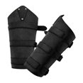 thumbnail image 3 of 2x brazaletes medievales protectores de brazo Vintage hombres mujeres pulsera de cuero PU protector de muñeca para fiesta Halloween Cosplay Accesorios Negro Yinane Brazaletes, 3 of 8