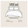 thumbnail image 6 of Paseo Road Elsa Cowhide 3 Piece Brown Cow Print Reversible Cotton Quilt Set, Western Bedding, King, 6 of 7