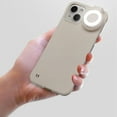thumbnail image 6 of Haobuy for iPhone 15 Selfie Ring Light Flip Case Anti-Scratch Full-Body Slim Case with 3 Light Modes-Pink, 6 of 6