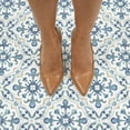 thumbnail image 4 of FloorPops! Virgin Vinyl Blue FP3299 Tuscan Peel & Stick Floor Tiles Flooring Materials, 4 of 10