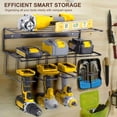 thumbnail image 4 of Organisateur d'Outils Électriques Mural, Support d'Outils de Perceuse Compact en Fer de 15,6 Pouces pour Garage, 4 of 7