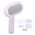 thumbnail image 2 of Pet Massage Brush Set, One Button Hair Removal Automatic Knot Opening Self  Cat Shedding Brush  For Sofa For Car Pink 5 In 1, 2 of 8