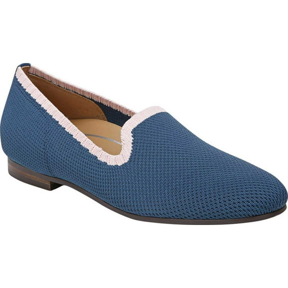 Women's Vionic Willa Flat Loafer Dark Blue Knit