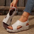 thumbnail image 4 of MKLEKYY Sandalias Casuales para Mujer, Nuevas Sandalias de Verano Con Boca de Pez y Suela Gruesa para Mujer, Sandalias de Fondo Grueso Con Velcro de Gran Tamaño para Comercio Exterior, 4 of 4