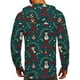 thumbnail image 2 of TRKIYQC Sudadera con Capucha navideña para Hombre, Sudadera con Capucha de Papá Noel y muñeco de Nieve de Manga Larga con Bolsillo TRKIYQC  moda, 2 of 6