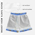thumbnail image 5 of Excavator Blue Pattern Swim Trunks Quick Dry Beach Pool Board Shorts Lightweight Stylish Print Sizes 2T to XL, 5 of 8