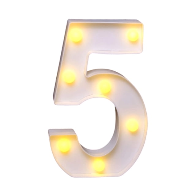 Cartón de espuma iluminado con LED para fiestas de cumpleaños, con luz personalizable para eventos y celebraciones
