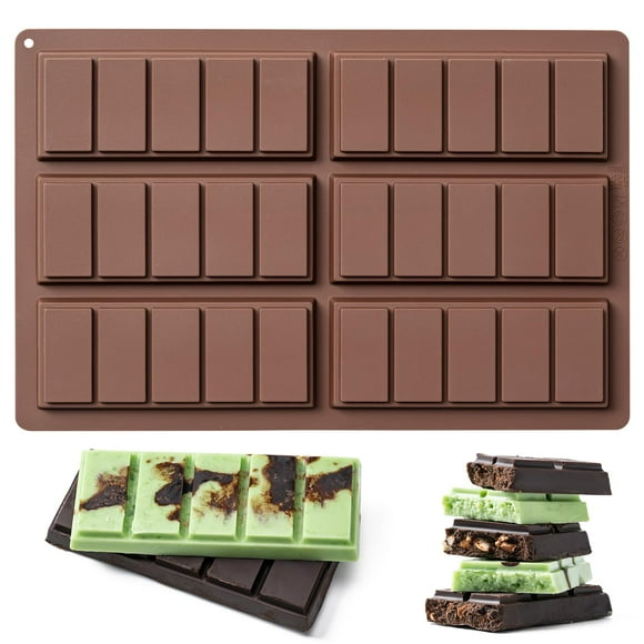 Molde para barras de chocolate Husfunov, 100% silicona apta para uso alimentario