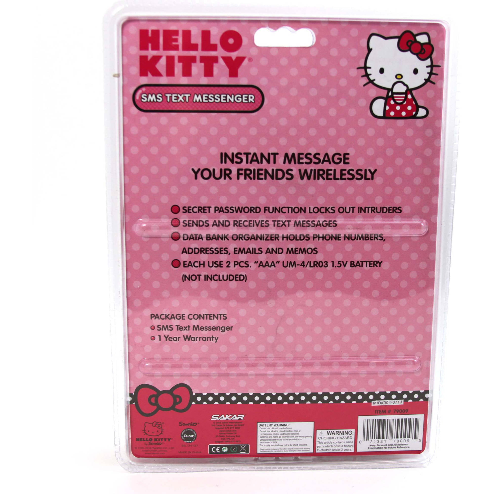 Hello Kitty® Hello Kitty SMS Text Messenger Set