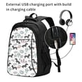 thumbnail image 2 of Balery Dachshund Dog Puppy Print USB Charging Backpack for Men and Women - Water-Resistant, Anti-Theft Laptop Backpack with USB Port for Travel, Work, School, and College, 2 of 7