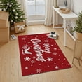 thumbnail image 5 of Nkmbld Christmas Doormats Floor Mats, Area Rug Washable Front Porch Rug Floor Mats Outside Entrance Entryway Welcome Doormat for Home Holiday Decor, Red, 5 of 8