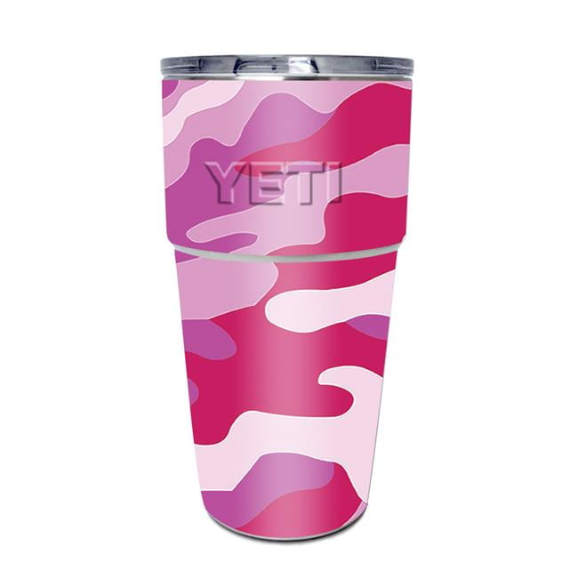 MightySkins YEPINT16SI-Pink Camo Skin for Yeti Rambler 16 oz