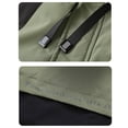 thumbnail image 7 of Stamzod Mens Outdoor Vest Winter Solid Color Sleeveless Oversized Vests with Hood Casual Athletic Jackets for Men Green O XXXL, 7 of 7