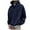 Navy, variant on Maean Mens Casual Cotton Hooded Collar Drawstring Hoodies Pullover Sweatshirts Casual Long Sleeve Tshirts