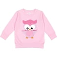 thumbnail image 2 of Inktastic Cute Pink Spring Owl Toddler Sweatshirt, 2 of 4