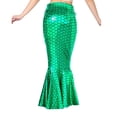 thumbnail image 4 of Falda de sirena Spooktacular Creations con holograma metálico con perla, 4 of 6