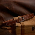 thumbnail image 2 of Fianmy Men's Genuine Leather Belt, Handmade Casual Dress Jeans Leather Belts for Men, 2 of 8