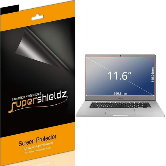 [3-Pack] Supershieldz for Universal 11.6 inch with 16:9 Aspect Ratio Laptop Screen Protector, (256.8mm x 145.03mm), Anti-Bubble High Definition (HD) Clear Shield