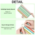 thumbnail image 4 of 2pcs Colorful Pop Art Drying Mat, Graffiti Dish Drying Pad, 3-Layer Absorbent Microfiber, Foldable & Compact, 4 of 4