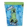 thumbnail image 4 of Minecraft Little Boys' Quick Dry Swim Trunks Blue Green Creeper, 4 of 5