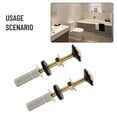 thumbnail image 2 of Toilet Cistern To Toilet Pan Fixing Fitting Sealing Kit Close Coupling Bolts WC, 2 of 4