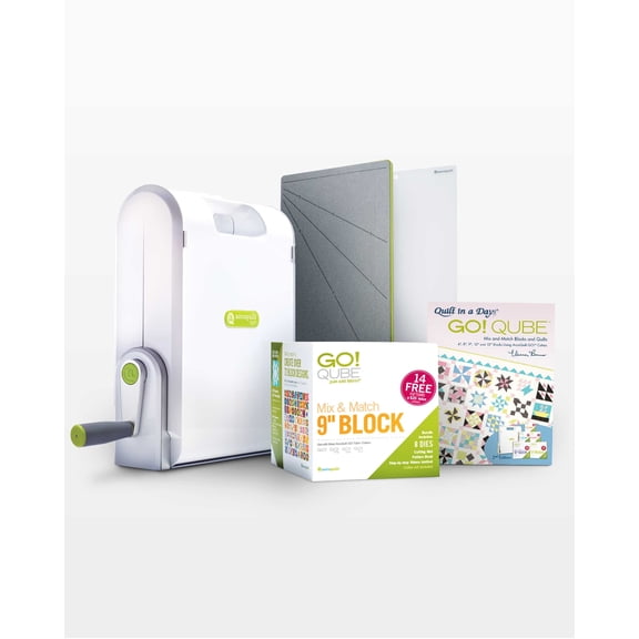 AccuQuilt Ready. Set. GO! Ultimate Fabric Cutting System - 9" Block