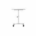 thumbnail image 5 of Seville Classics Mobile Laptop Computer Desk Cart, Height-Adjustable from 20.5" to 33", White, 5 of 10