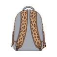 thumbnail image 3 of Leopard Print Backpack for School,Cute School Bag,Schoolbag with Adjustable Shoulder Straps & Padded Back,15.3"x11"x6.7", 3 of 6