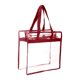 thumbnail image 3 of Bolsa de maquillaje transparente para deportes, playa, viajes de negocios y desplazamientos. Rojo, 3 of 9