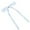 Sky Blue, variant on Kokovifyves Beauty Tools Women's Hair Clip, Long Tailed Tassel Ribbon Bow, Clip Girl, Solid Color Accessory Hair Clip Claw Bow