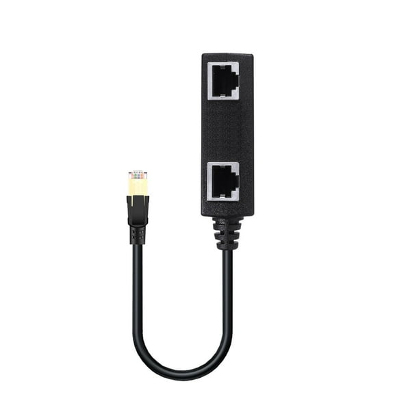 Ethernet Splitter 1 to 2 High Speed Ethernet Cable High Speed High Speed Ethernet Cable Rj45 Ethernet Connector Splitter 1 to 2 Sockets Internet Cable 5 6 7 Ethernet Splitter High Speed