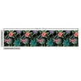 thumbnail image 3 of Ambesonne Hawaiian Fabric by the Yard Upholstery, Hibiscus Flowers Tropics, 10 Yards, Coral Teal and Violet, 3 of 5