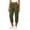 Army Green, variant on Women's High Waist Jogger Capris Elastic Cuffed Hem Relaxed Fit Workout Lounge Cropped Pants with Pockets
