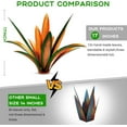 thumbnail image 2 of Tequila Rustic Sculpture - DIY Metal Agave Plant Figurines for Outdoor Patio Yard, Backyard Decor, Garden Ornaments Outdoor, Present for Mum/Women, Yard Stakes and Planters, 2 of 3