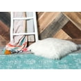 thumbnail image 3 of Rugs.com Monte Carlo Collection Rug – 3' 3 x 16' 5 Runner Turquoise Medium Rug Perfect For Living Rooms, Large Dining Rooms, Open Floorplans, 3 of 9