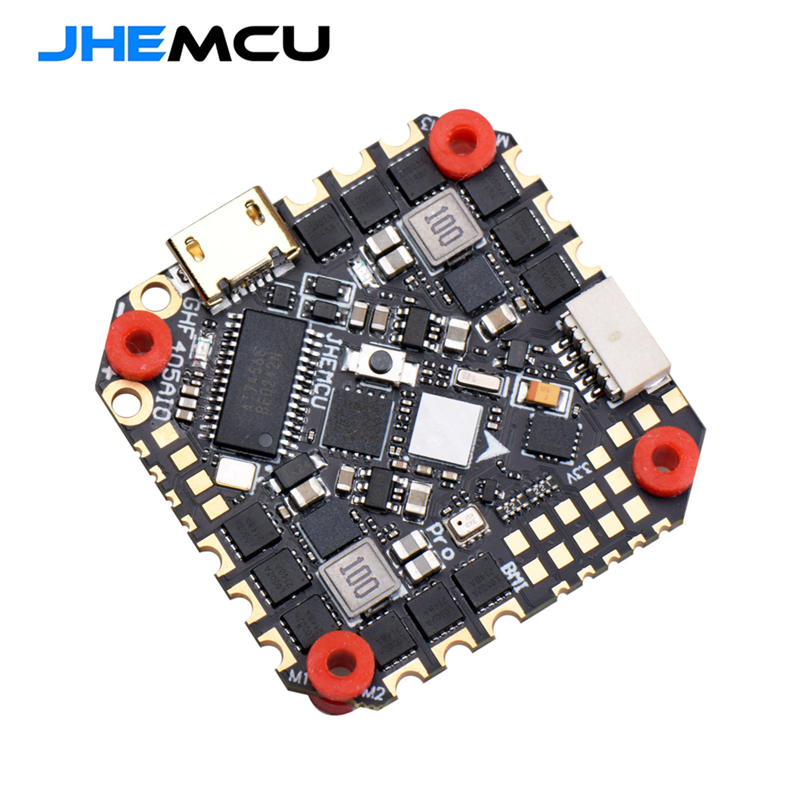 JHEMCU GHF405AIO-BMI F405 Flight Controller W5V 10V BEC Built-in 40A BLHELI_S 2-6S 4 in 1 ESC 25.5X25.5mm for - image 5 of 7