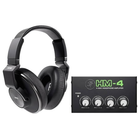 AKG K553 MK2 Studio Monitoring Headphones+Mackie 4-Way Distribution