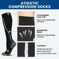 thumbnail image 2 of Atrecel Breathable Athletic Socks for Running, Gym, Yoga, 2 of 7