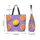 thumbnail image 5 of Fotbe Yellow Lemon And Orange Bolsa Tote Estética de Lona con Estampado para Mujer - Bolsa Reutilizable de Hombro Casual para Vacaciones, Compras, Trabajo y Gimnasio, 5 of 8