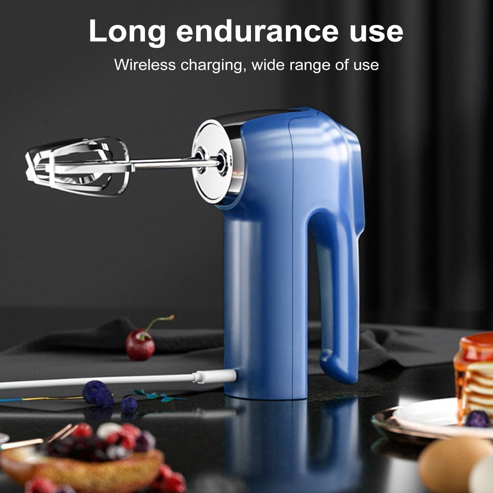 Powerful Hand Mixer, 3-Speed Hand Held Mixer for Baking, Lightweight Stainless Hand , Kitchen Mixer for , Cookies, 1 Pcs, 7.2x4.72"
