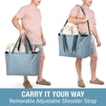 thumbnail image 5 of CleverMade Gear Hauler Pro 55L Collapsible Heavy-Duty Utility Tote, Tide Foam, 5 of 8