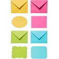 thumbnail image 1 of American Greetings Single Panel Blank Cards with Envelopes, Bright Colors, Patterns and Shapes (40-Count), 1 of 8