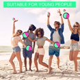 thumbnail image 2 of Juego de pelota de lanzamiento y captura de pala, juego de deportes de lanzamiento y captura, juguete perfecto para regalo al aire libre para niños, versión mejorada de 7 pulgadas, juegos de captura de pala, juguete para niños/adultos BANYUO Electrónica, 2 of 5